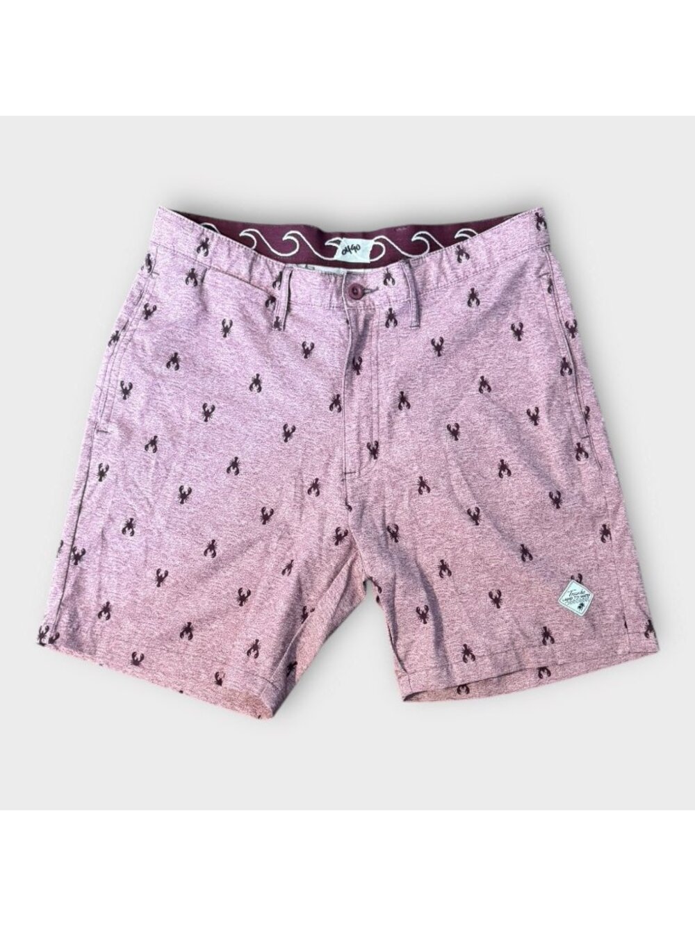 NWOT Trunks Surf & Swim Land to Water Mens 30 Stretch Shorts Summer Crawdads